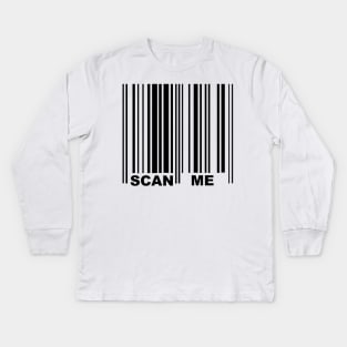 Scan Me Tee Kids Long Sleeve T-Shirt